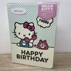 Hello Kitty Birthday Card Deluxe Card Set NEW